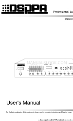 DSPPA MK6920 Manual del usuario