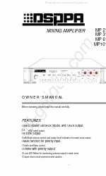 DSPPA MP 1010P Manual del usuario