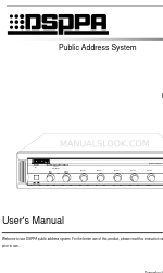 DSPPA MP1000PIII Manual do utilizador