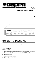 DSPPA MP1000PIII Manual do Proprietário