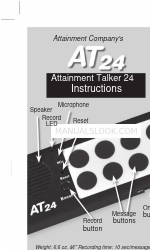 Attainment Company Attainment Talker 24 Petunjuk