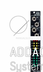 ADDAC System ADDAC812A Montaj Kılavuzu