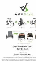 AddBike Carry'Box Module ユーザー・インストール・マニュアル