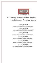 ATTO Technology Celerity FC-161E Instrukcja instalacji i obsługi