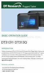 DT Research DT313Q 기본 작동 매뉴얼