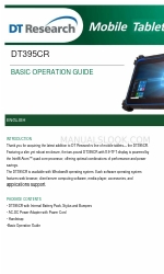 DT Research DT395CR Manual de funcionamiento básico