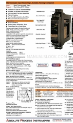 Absolute Process Instruments APD 1200 Manuel de démarrage rapide