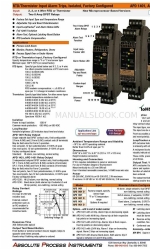 Absolute Process Instruments APD 1421 Manual de inicio rápido