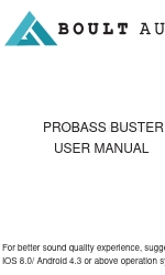 Boult Audio Probass Buster Manual do utilizador