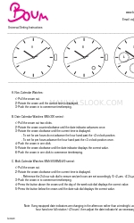 Boum BM1300 Series Instructions pour le réglage universel