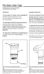 Boumatic Flo-Star Liner Cap 조립 지침