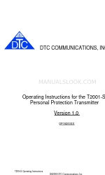 DTC T2001-S Kullanım Talimatları