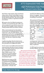 ATTO Technology Low-Profile SAS RAID Adapter R380 Especificações