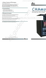 DTC Audio CHAMP PC30D Manuale d'uso