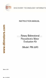 DTI PM-20R Instruction Manual