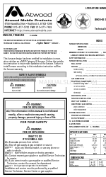 Atwood HYDRO FLAME 8935 Manuale tecnico di installazione