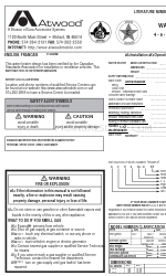 Atwood 10-E Manual de instalação, operação e manutenção