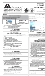 Atwood 33 WEDGEWOOD RV Manual de instalação e operação