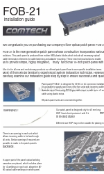 Comtech EF Data FOB-21 Kurulum Kılavuzu