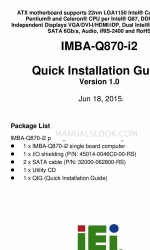 ATX IMBA-Q870-i2 Manual de instalación rápida