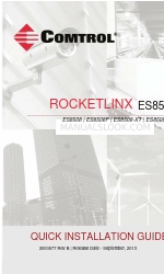 Comtrol Rocket linx ES8508F-XT Manuel d'installation rapide