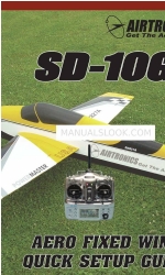 AIRTRONICS SD-10G Aero Quick Setup Manual