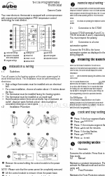 Aube Technologies 1031A Benutzerhandbuch