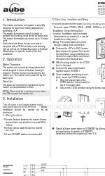 Aube Technologies DWM1323SE Installatie-instructies