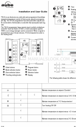 Aube Technologies Pilot-wire Programmer TH134 Instalasi dan Panduan Pengguna