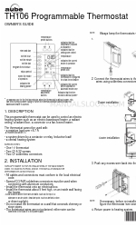 Aube Technologies TH106 Manual del usuario