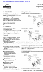 Aube Technologies TI032-3W Instrukcje instalacji i użytkowania