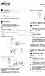 Aube Technologies TI032-3W Instrukcja instalacji i obsługi