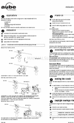 Aube Technologies TI034-3W Installatie- en gebruikershandleiding