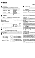 Aube Technologies TI071 - Aube by - Solar Programmable Timer Switch ユーザーマニュアル