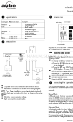 Aube Technologies TI040 Manual de instalación y uso