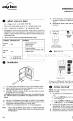 Aube Technologies TI040 Manual de instalación y uso