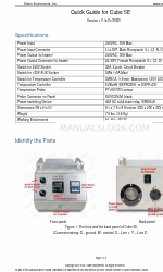 Auber Instruments Cube 5E 빠른 매뉴얼