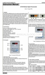 Auber Instruments AT210 Instrukcja obsługi