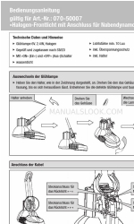 Comus 070-50007 Manuale di istruzioni