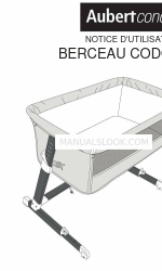 Aubert concept BERCEAU CODODO Manual de instrucciones