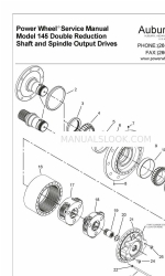 Auburn Gear Power Wheel Model 145 Manual de servicio