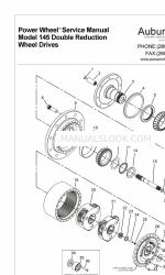 Auburn Gear Power Wheel Model 145 Manual de servicio