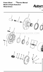 Auburn Gear Power Wheel Model 6 Servicehandleiding