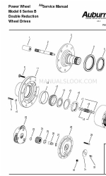 Auburn Gear Power Wheel Model 6 Servicehandleiding