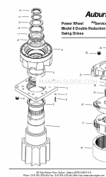 Auburn Gear Power Wheel Model 6 Servicehandleiding