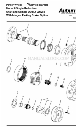 Auburn Gear Power Wheel Model 6 Servicehandleiding