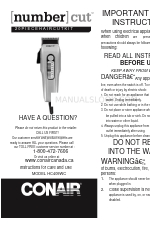 Conair 20 PIECE HC409WC Instructions For Care And Use