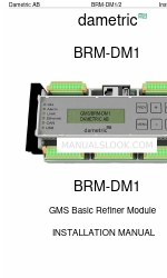 Dametric BRM-DM1 Installatiehandleiding