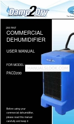 Damp2Dry PACD200 Manuale d'uso