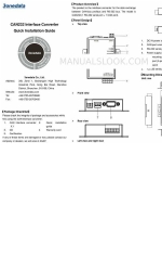 3onedata CAN232 Handbuch zur Schnellinstallation